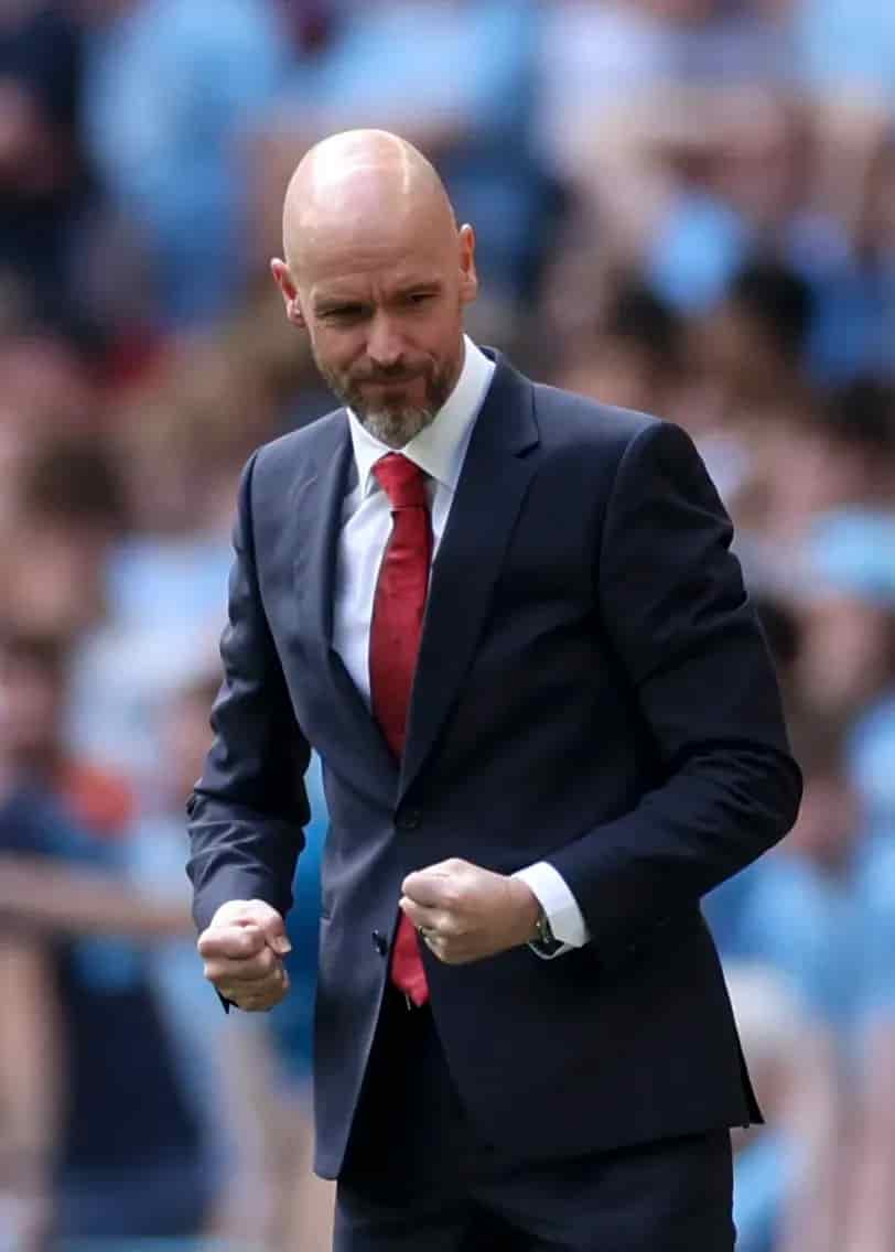 Erik ten Hag when he managed Manchester United.
